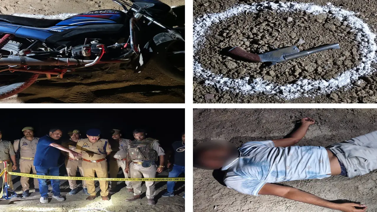 मुठभेड़ में बदमाश गिरफ्तार source; fatehpur police