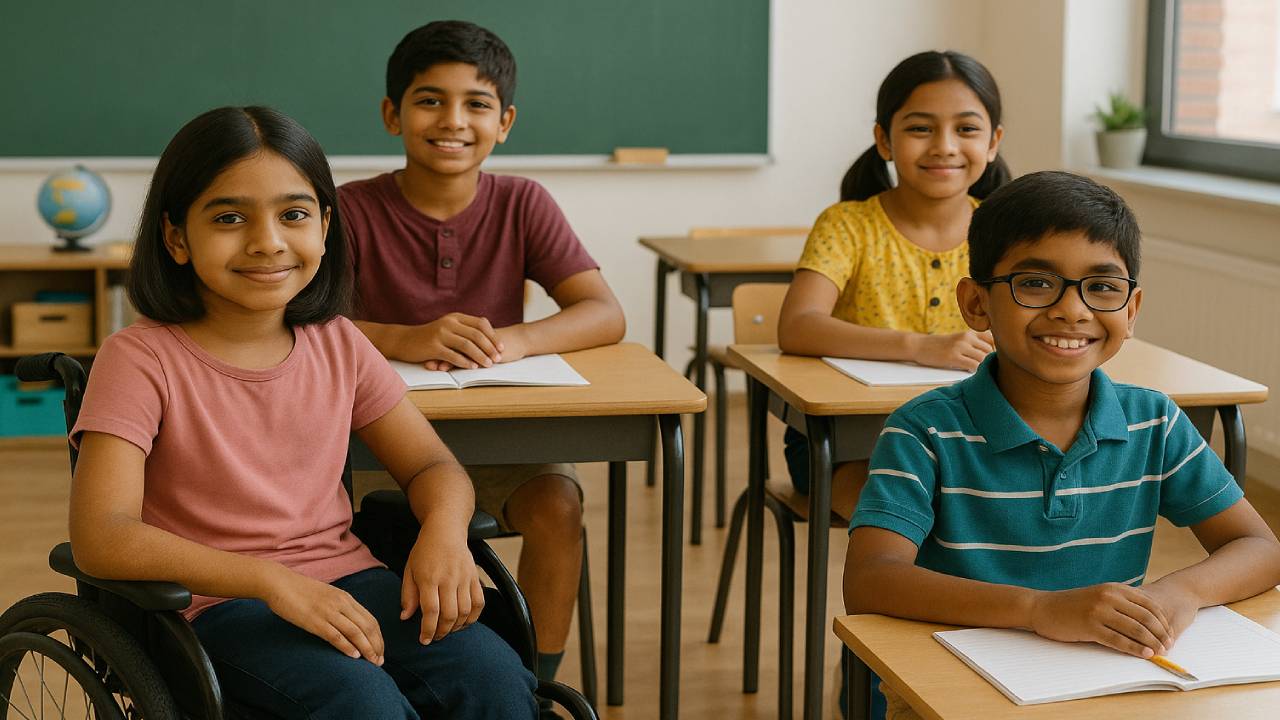 RTE Act-Children with disabilities, Source; openai