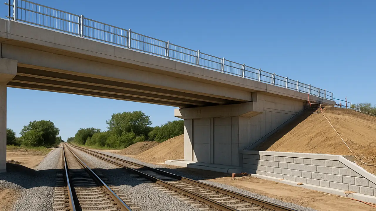 Muradipur Railway Overbridge Demo Image, Source; open AI