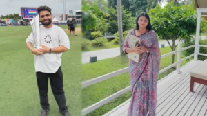 Rinku Singh Priya Saroj Engagement (Source; Rinku and Priya X.com handle)