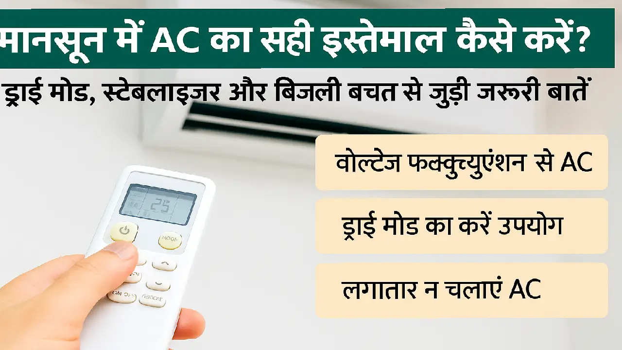 AC Tips: बारिश में AC का सही इस्तेमाल कैसे करें? (openai)